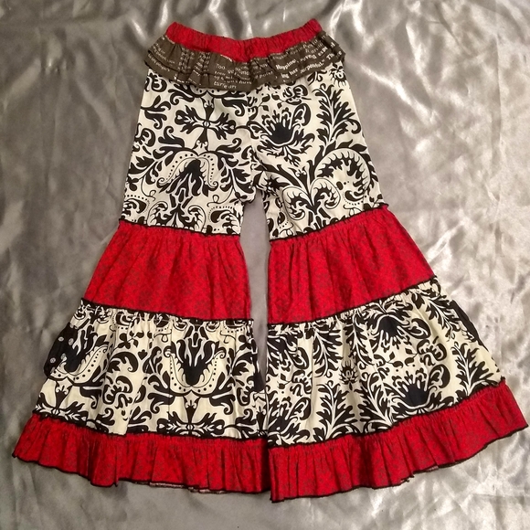 Mustard Pie Holiday Wide Leg Bottoms - Picture 5 of 5